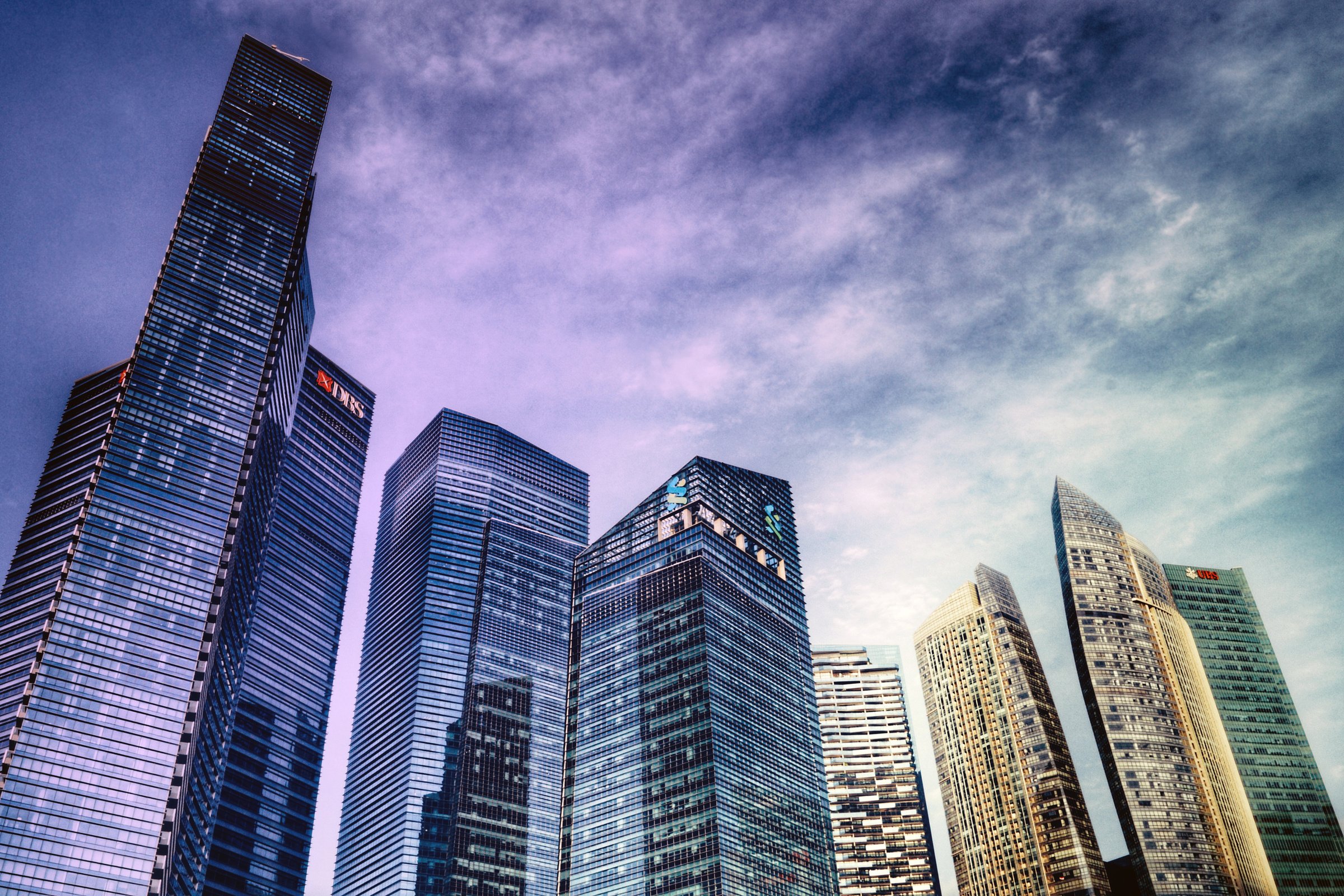 Skycrapers in Singapore City